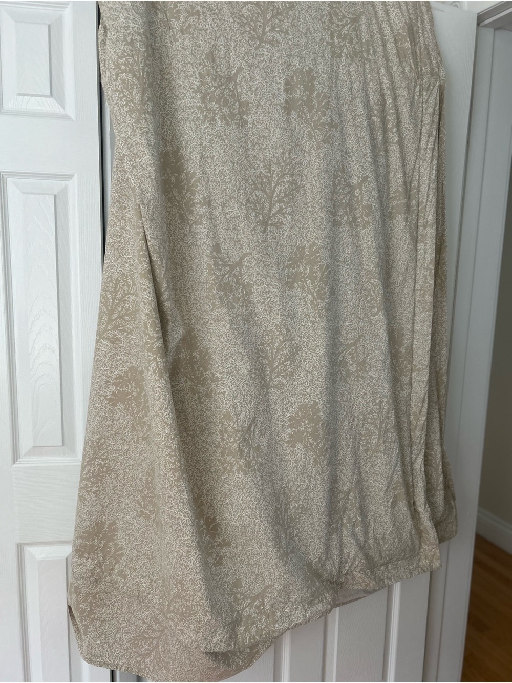 Martha Stewart Tan colored King duvet cover
